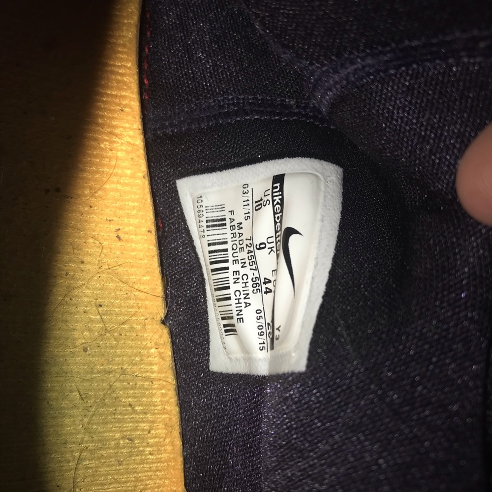 Nike Lebron 12 Lows size 10 woman very little ware - Picture 6 of 8